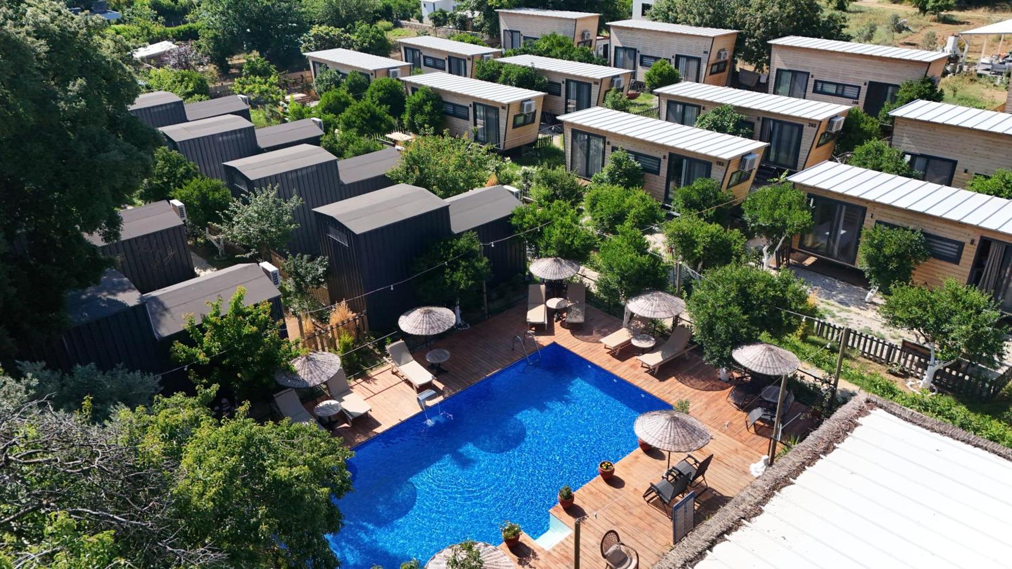 Gaia Tiny Houses Butik Hotel Bodrum Exteriér fotografie